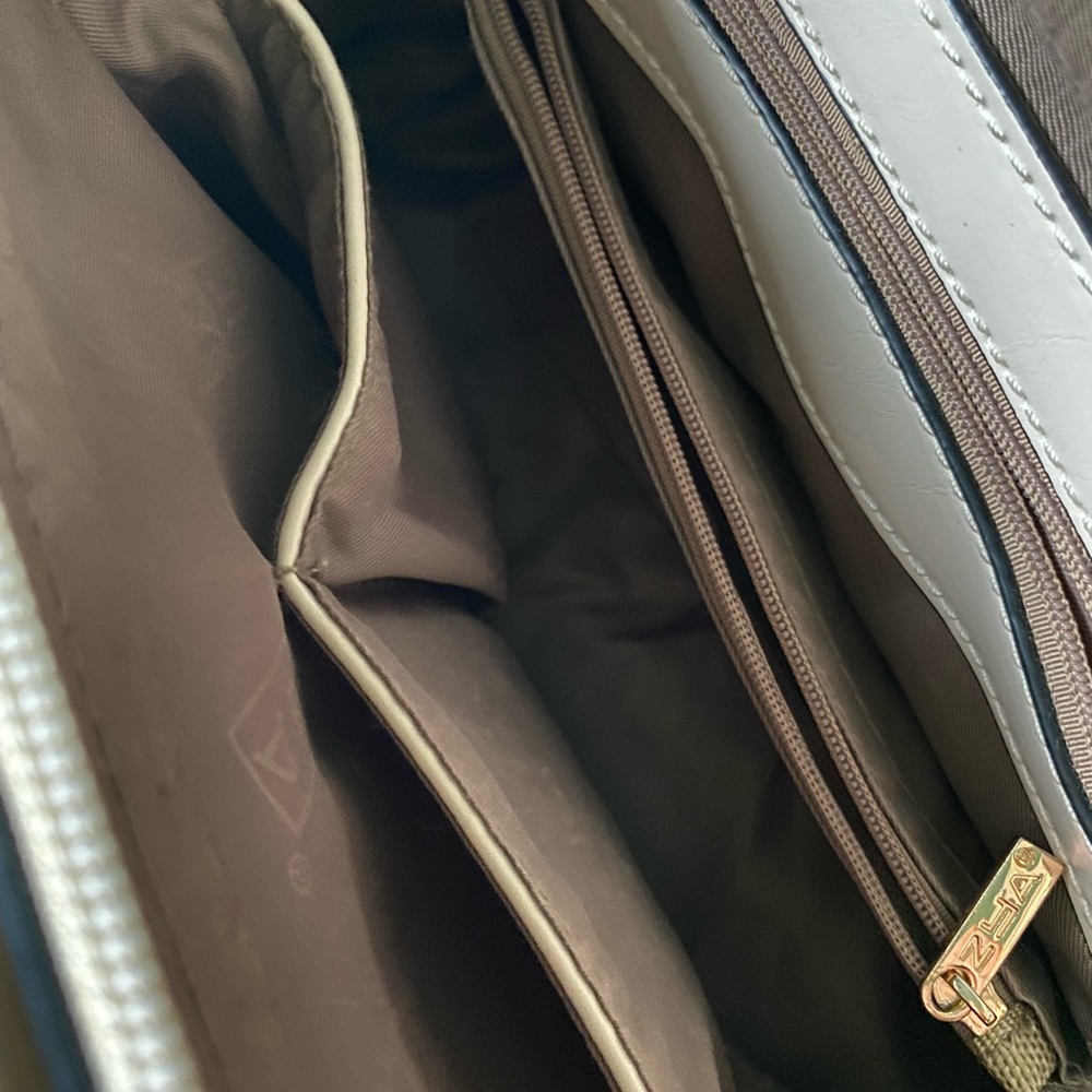 💜4/$40 Cream Top Handle Satchel Bag - Picture 6 of 16